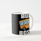 Grappige bus baas school buschauffeur koffiemok (Voorkant rechts)