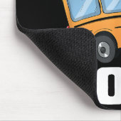 Grappige bus baas school buschauffeur muismat (Hoek)