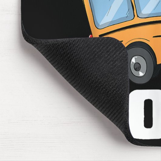 Grappige bus baas school buschauffeur muismat (Hoek)