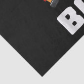 Grappige bus baas school buschauffeur tissuepapier (Detail)