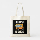 Grappige bus baas school buschauffeur tote bag (Achterkant)