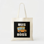 Grappige bus baas school buschauffeur tote bag (Voorkant)