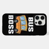 Grappige Bus Baas Schoolbuschauffeur iPhone Hoesje (Achterkant horizontaal)