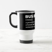 Grappige buschauffeur definitie reisbeker (Links)