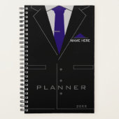 Grappige business planner met aangepaste naam en j (Voorkant)