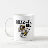 Grappige Buzz-Fu Bee Martial Arts Koffiemok (Links)
