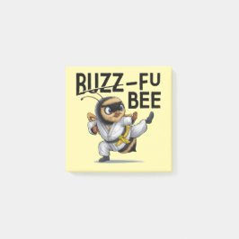 Grappige Buzz-Fu Bee Martial Arts Post-It Notes