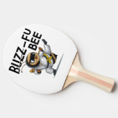 Grappige Buzz-Fu Bee Martial Arts Tafeltennisbatje (Zijkant)