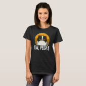 Grappige Ca Retro Ew Mensen Meowy Kitty Katten Lov T-shirt (Voorkant volledig)