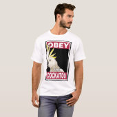 Grappige Cacatua Cockatoo - Vogelkunst T-shirt (Voorkant volledig)