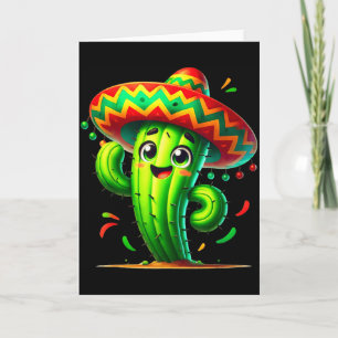 Grappige Cactus Cinco De Mayo Jongens Peuter Kinde Kaart