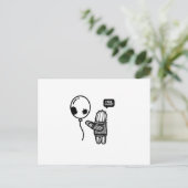 Grappige Cactus Gratis Knuffels Sarcastische Ansic Briefkaart (Staand voorkant)