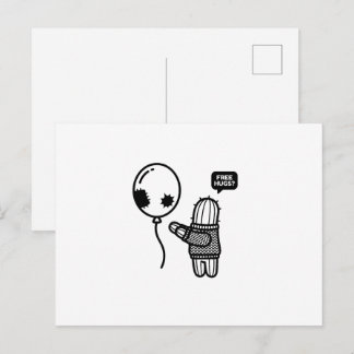 Grappige Cactus Gratis Knuffels Sarcastische Ansic Briefkaart
