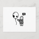Grappige Cactus Gratis Knuffels Sarcastische Ansic Briefkaart (Voorkant)
