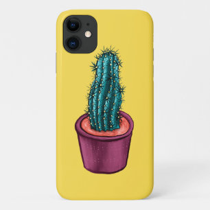 Grappige cactus in pot rare trippy psychedelisch Case-Mate iPhone case