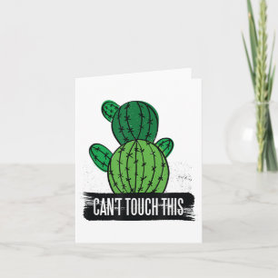 Grappige cactus - kan dit niet aanraken kaart