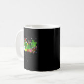 Grappige Cactus Kerstboom Koffiemok (Voorkant links)