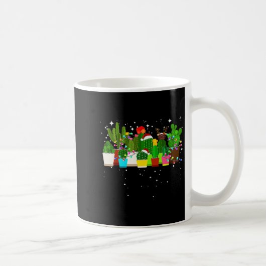 Grappige Cactus Kerstboom Koffiemok (Rechts)