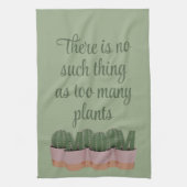 Grappige Cactus Moeder Huisplanten Groene Keukenha Theedoek (Verticaal)