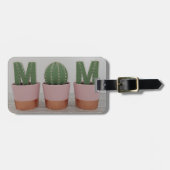 Grappige Cactus Moeder Plant Lover Bagagelabel (Voorkant horizontaal)