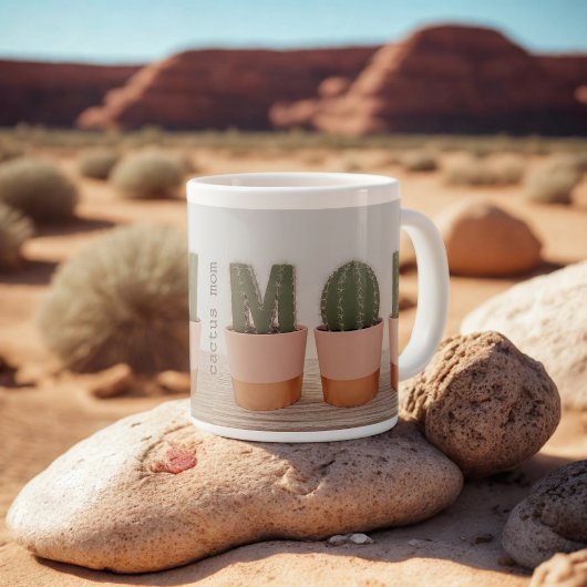 Grappige Cactus Mom Sappige minnaar Giant Coffee M Grote Koffiekop