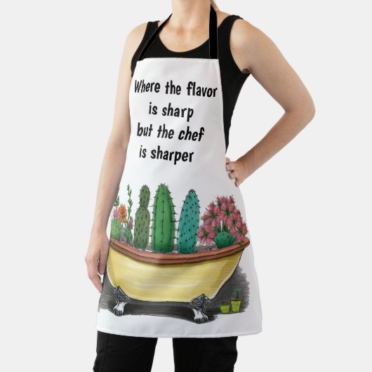Grappige Cactus Planten Schort (Insitu)