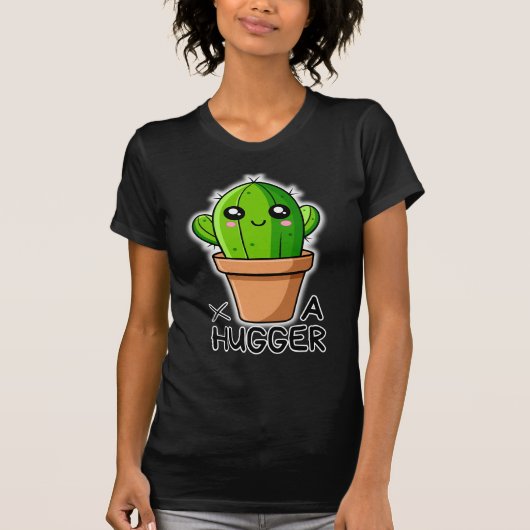 Grappige Cactus Pun Schattige Plant T-shirt (Voorkant)