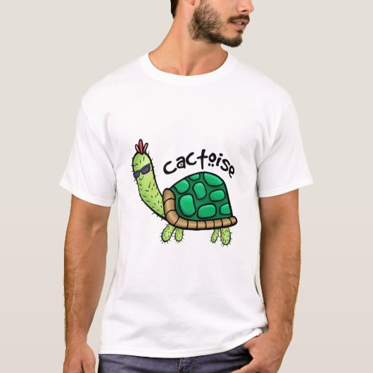 GRAPPIGE CACTUS SCHILDPAD KIDS T-SHIRT (Voorkant)