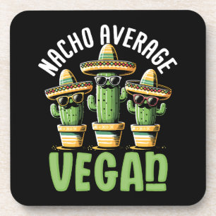 Grappige Cactus Sombrero Nacho Gemiddelde Veganist Bier Onderzetter