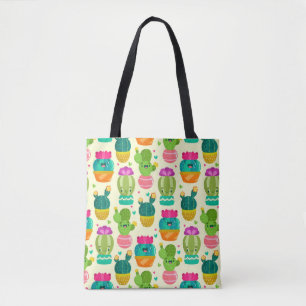 Grappige Cactus Succulent Tote Bag