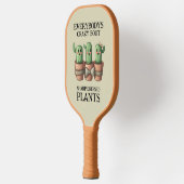 Grappige cactussen Iedereen is gek over scherp ... Pickleball Paddle (Links)