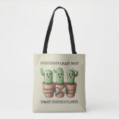Grappige cactussen Iedereen is gek over scherp ... Tote Bag (Voorkant)