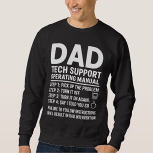 Grappige Cadeau Bedieningshandleiding Vader Tech O Trui