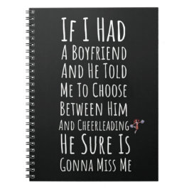 Grappige Cadeau-ideeën voor Senior Cheerleaders Ch Notitieboek