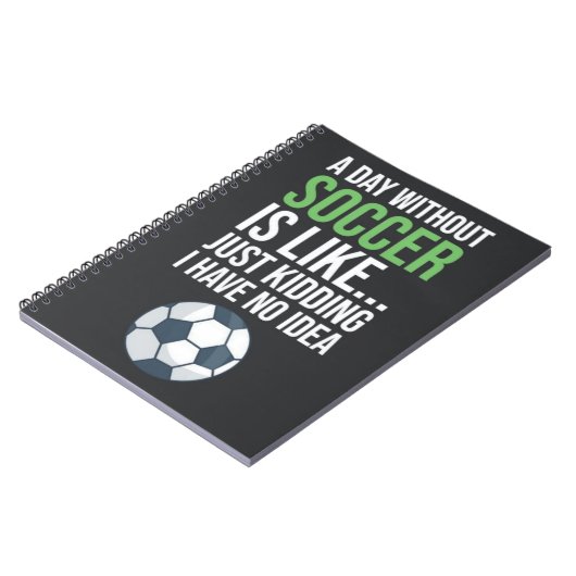 Grappige cadeau-ideeën voor voetbalfans atletieksp notitieboek (Linkerzijde)
