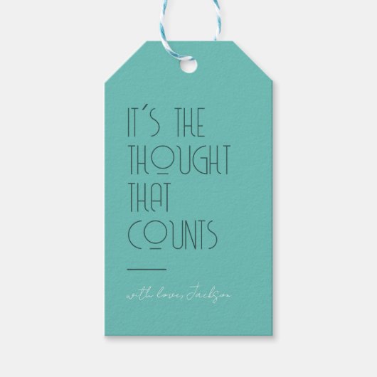 Grappige cadeaubijsluiter cadeaulabel (Voorkant)