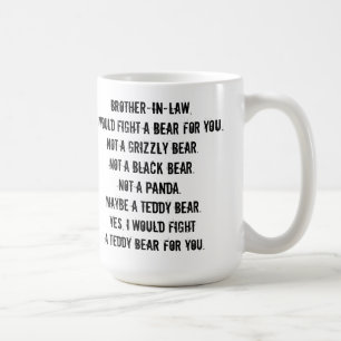Grappige cadeaumok voor zwager koffiemok