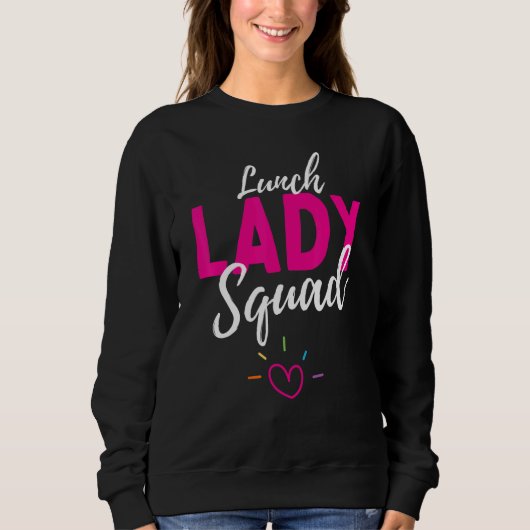 Grappige Cadeaus Cafetaria Medewerker Lunch Dames Trui (Voorkant)