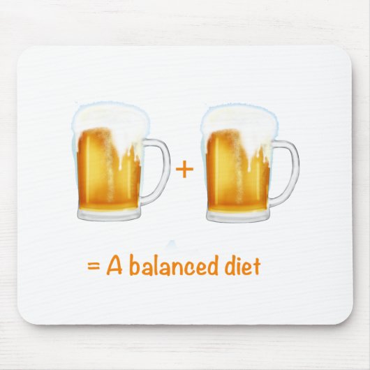 Grappige cadeaus voor bierliefhebbers - kan worden muismat (Voorkant)