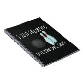 Grappige Cadeaus Voor Bowling Liefhebbers Bowler S Notitieboek (Rechterzijde)