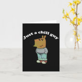 Grappige Cadeaus voor Chill Gasten Kaart (Gele Bloem)