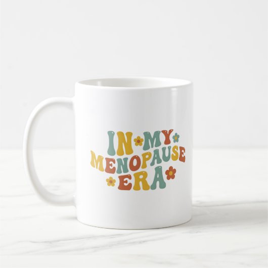 Grappige cadeaus voor Cougar Puberteit Perimenopa Koffiemok (Links)