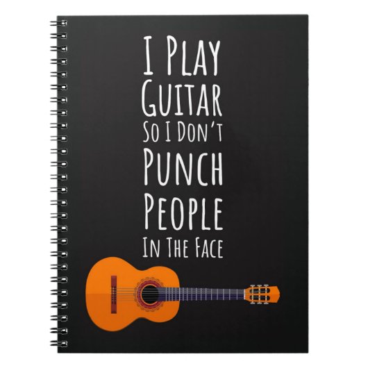 Grappige Cadeaus Voor Een Beginner Gitarist Gitari Notitieboek (Voorkant)