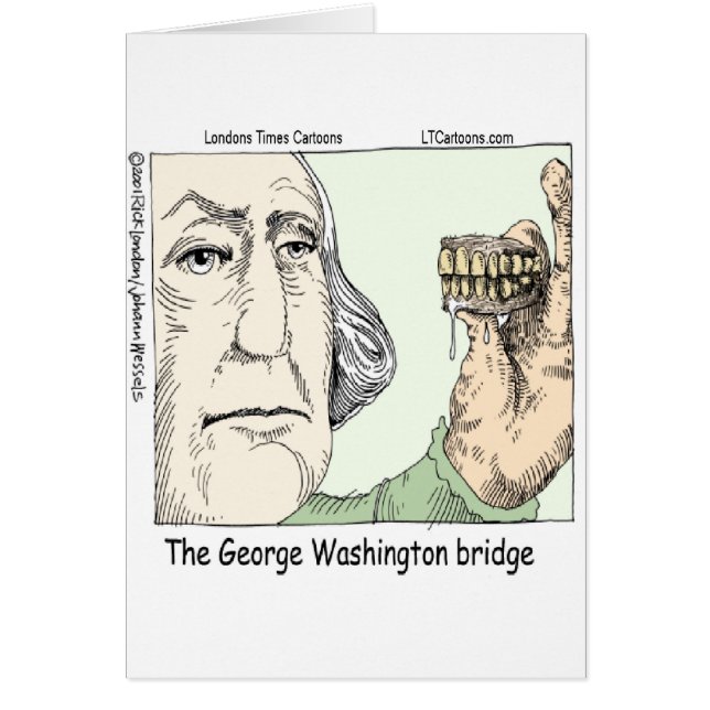 Grappige cadeaus voor George Washington-brug (Voorkant)
