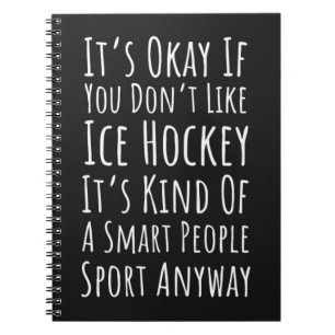 Grappige Cadeaus Voor IJshockeyliefhebbers Speler Notitieboek