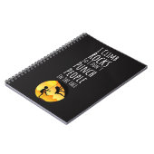 Grappige cadeaus voor klimmers die rotsklimmen notitieboek (Linkerzijde)