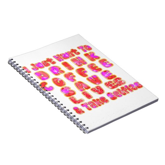 Grappige cadeaus voor koffieliefhebbers notitieboek (Rechterzijde)