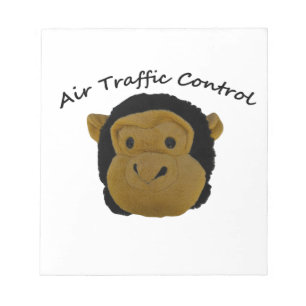 Grappige cadeaus voor luchtverkeersleiding. notitieblok