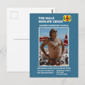 Grappige cadeaus voor mannen met een midlife crisi briefkaart (Voorkant / Achterkant)