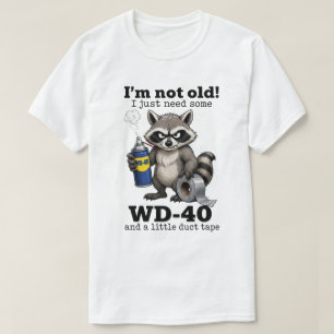 Grappige cadeaus voor oude mensen Grappige wasbe T-shirt